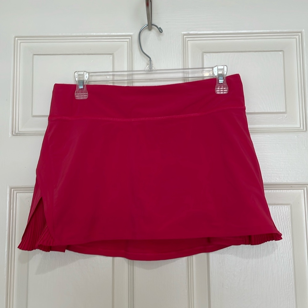 Like New Lululemon Red Tennis skirt